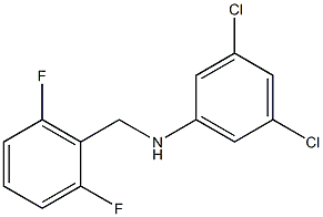 3,5-dichloro-N-[(2,6-difluorophenyl)methyl]aniline 化学構造式