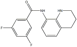 3,5-difluoro-N-(1,2,3,4-tetrahydroquinolin-8-yl)benzamide