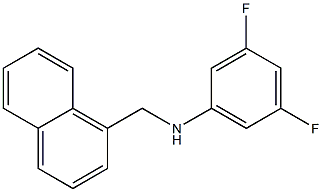  3,5-difluoro-N-(naphthalen-1-ylmethyl)aniline