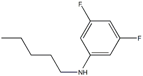 3,5-difluoro-N-pentylaniline,,结构式