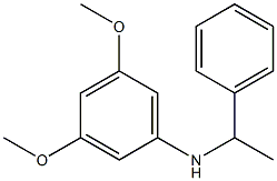 3,5-dimethoxy-N-(1-phenylethyl)aniline Structure