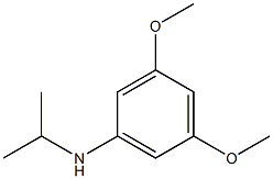 3,5-dimethoxy-N-(propan-2-yl)aniline,,结构式
