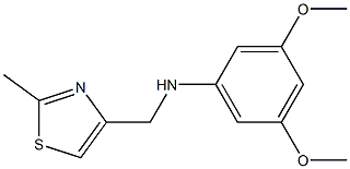 3,5-dimethoxy-N-[(2-methyl-1,3-thiazol-4-yl)methyl]aniline|