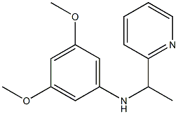 3,5-dimethoxy-N-[1-(pyridin-2-yl)ethyl]aniline|