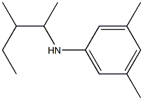  3,5-dimethyl-N-(3-methylpentan-2-yl)aniline