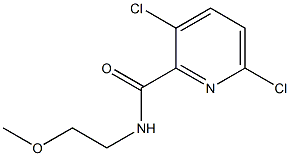 3,6-dichloro-N-(2-methoxyethyl)pyridine-2-carboxamide Structure