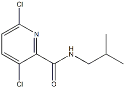 3,6-dichloro-N-(2-methylpropyl)pyridine-2-carboxamide Struktur