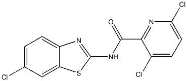 3,6-dichloro-N-(6-chloro-1,3-benzothiazol-2-yl)pyridine-2-carboxamide