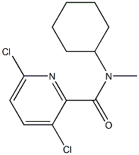 3,6-dichloro-N-cyclohexyl-N-methylpyridine-2-carboxamide Structure