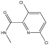 3,6-dichloro-N-methylpyridine-2-carboxamide 化学構造式