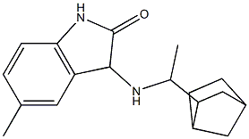 3-[(1-{bicyclo[2.2.1]heptan-2-yl}ethyl)amino]-5-methyl-2,3-dihydro-1H-indol-2-one