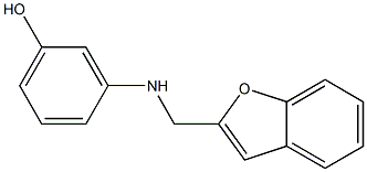 3-[(1-benzofuran-2-ylmethyl)amino]phenol|