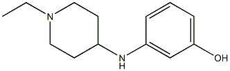 3-[(1-ethylpiperidin-4-yl)amino]phenol Struktur