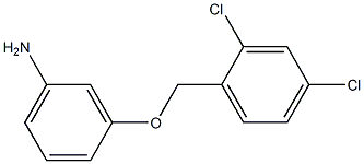 3-[(2,4-dichlorophenyl)methoxy]aniline,,结构式