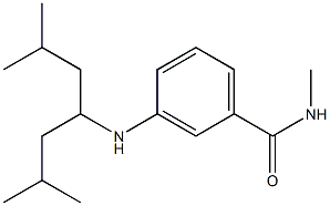  3-[(2,6-dimethylheptan-4-yl)amino]-N-methylbenzamide