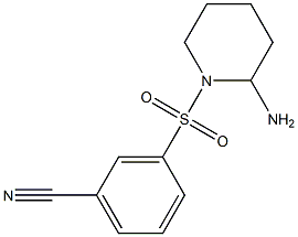 3-[(2-aminopiperidine-1-)sulfonyl]benzonitrile