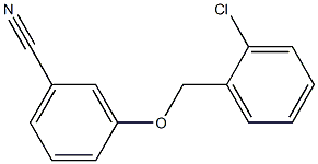 3-[(2-chlorophenyl)methoxy]benzonitrile 化学構造式
