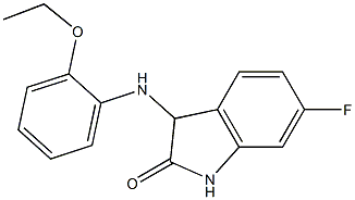 3-[(2-ethoxyphenyl)amino]-6-fluoro-2,3-dihydro-1H-indol-2-one