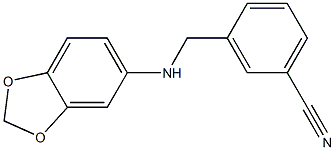  3-[(2H-1,3-benzodioxol-5-ylamino)methyl]benzonitrile