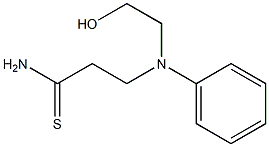 3-[(2-hydroxyethyl)(phenyl)amino]propanethioamide