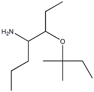 3-[(2-methylbutan-2-yl)oxy]heptan-4-amine,,结构式