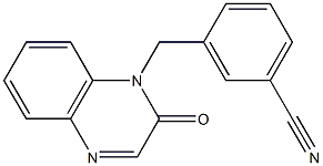 3-[(2-oxoquinoxalin-1(2H)-yl)methyl]benzonitrile
