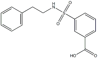 3-[(2-phenylethyl)sulfamoyl]benzoic acid|