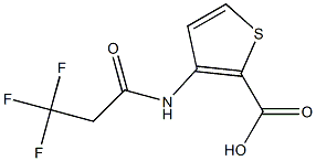 3-[(3,3,3-trifluoropropanoyl)amino]thiophene-2-carboxylic acid,,结构式