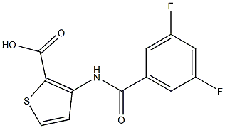 3-[(3,5-difluorobenzene)amido]thiophene-2-carboxylic acid