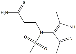 3-[(3,5-dimethyl-1H-pyrazole-4-)(methyl)sulfonamido]propanethioamide