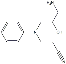  3-[(3-amino-2-hydroxypropyl)(phenyl)amino]propanenitrile