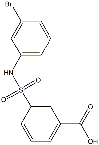 3-[(3-bromophenyl)sulfamoyl]benzoic acid