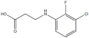 3-[(3-chloro-2-fluorophenyl)amino]propanoic acid