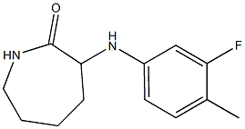 3-[(3-fluoro-4-methylphenyl)amino]azepan-2-one