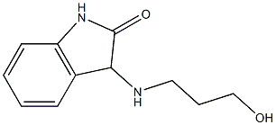 3-[(3-hydroxypropyl)amino]-2,3-dihydro-1H-indol-2-one Structure