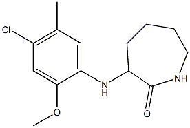 3-[(4-chloro-2-methoxy-5-methylphenyl)amino]azepan-2-one