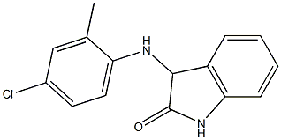 3-[(4-chloro-2-methylphenyl)amino]-2,3-dihydro-1H-indol-2-one