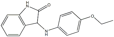 3-[(4-ethoxyphenyl)amino]-2,3-dihydro-1H-indol-2-one 结构式
