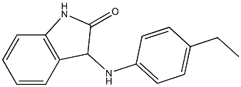 3-[(4-ethylphenyl)amino]-2,3-dihydro-1H-indol-2-one Structure