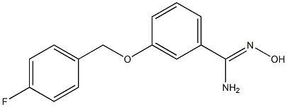 3-[(4-fluorobenzyl)oxy]-N'-hydroxybenzenecarboximidamide