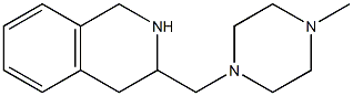 3-[(4-methylpiperazin-1-yl)methyl]-1,2,3,4-tetrahydroisoquinoline,,结构式