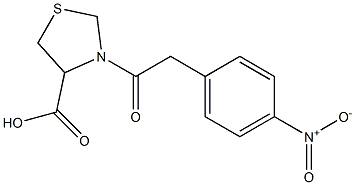  3-[(4-nitrophenyl)acetyl]-1,3-thiazolidine-4-carboxylic acid