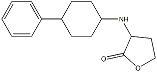 3-[(4-phenylcyclohexyl)amino]oxolan-2-one,,结构式