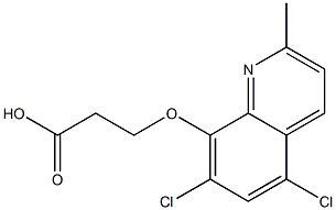  3-[(5,7-dichloro-2-methylquinolin-8-yl)oxy]propanoic acid