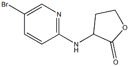 3-[(5-bromopyridin-2-yl)amino]oxolan-2-one Structure