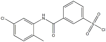  3-[(5-chloro-2-methylphenyl)carbamoyl]benzene-1-sulfonyl chloride