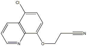 3-[(5-chloroquinolin-8-yl)oxy]propanenitrile|