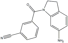  3-[(6-amino-2,3-dihydro-1H-indol-1-yl)carbonyl]benzonitrile