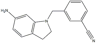 3-[(6-amino-2,3-dihydro-1H-indol-1-yl)methyl]benzonitrile