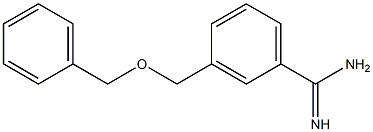 3-[(benzyloxy)methyl]benzenecarboximidamide Structure